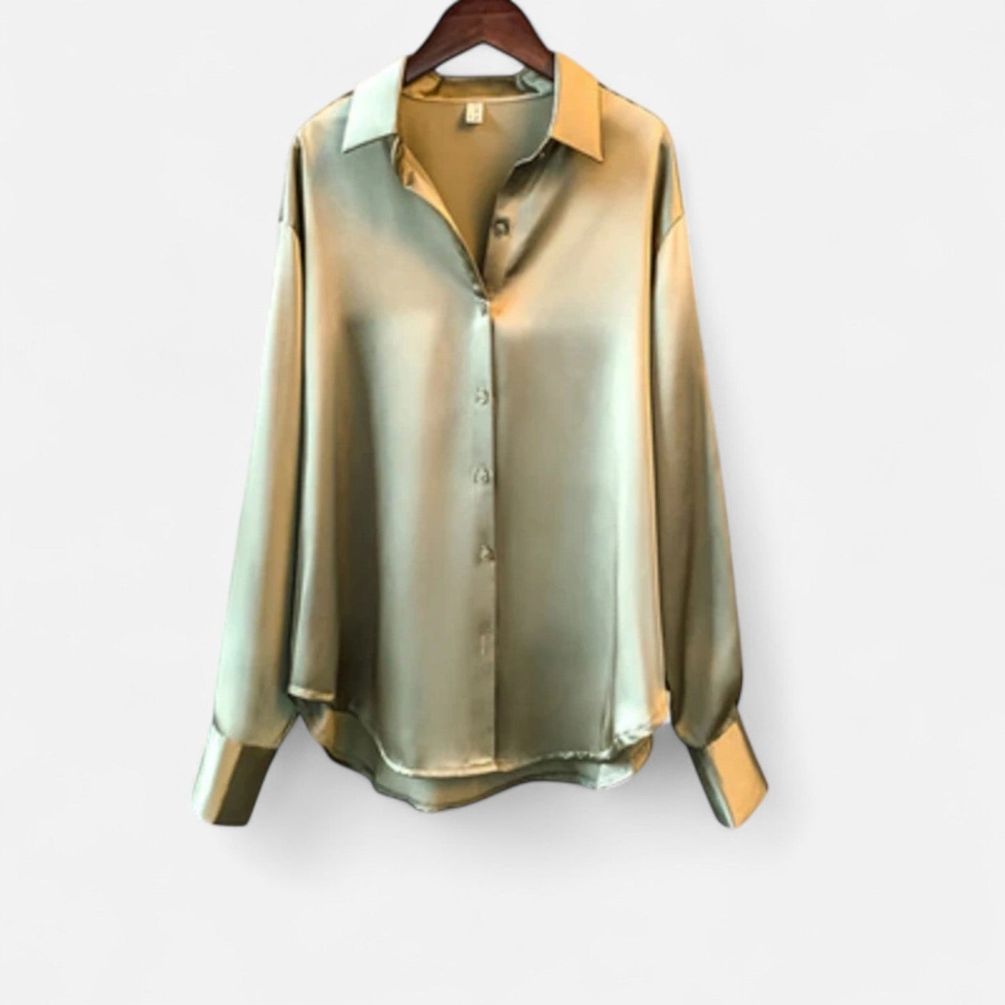 Auvier | Silk Button-Up Shirt for Women – Luxurious Fluidity, Timeless Elegance
