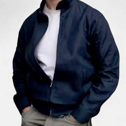 Auvier | Men’s Stand-Collar Zipper Jacket