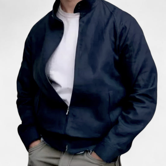 Auvier | Men’s Stand-Collar Zipper Jacket