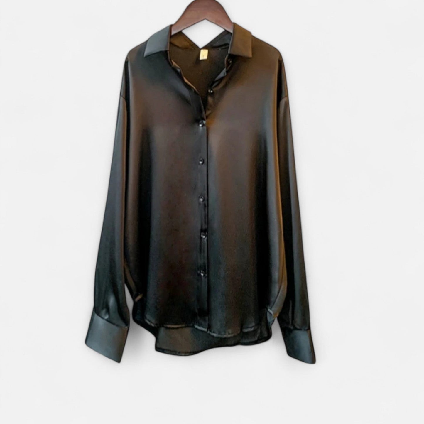 Auvier | Silk Button-Up Shirt for Women – Luxurious Fluidity, Timeless Elegance