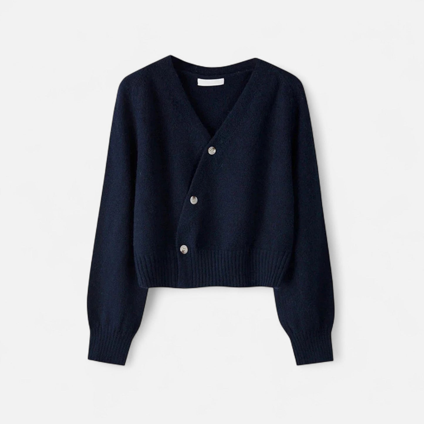 Auvier | Women’s Skew Button Knit Cardigan