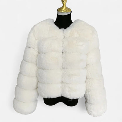 Auvier | Women’s Short Fluffy Winter Coat