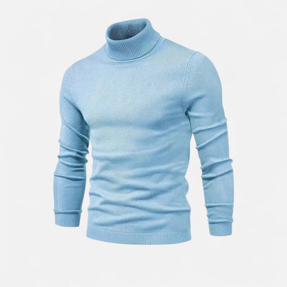 Auvier | Men’s Lapel-Neck Knitted Sweater