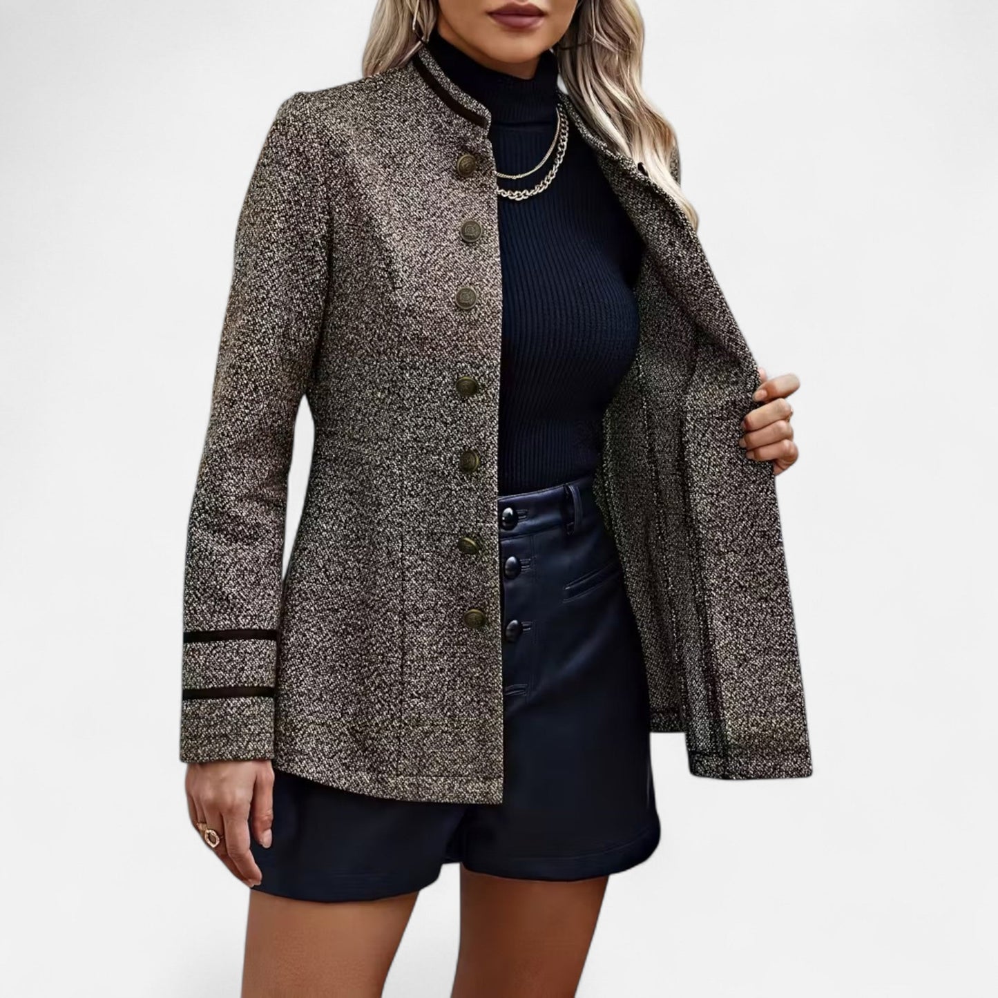 Auvier | Women’s Double-Breasted Blazer Jacket