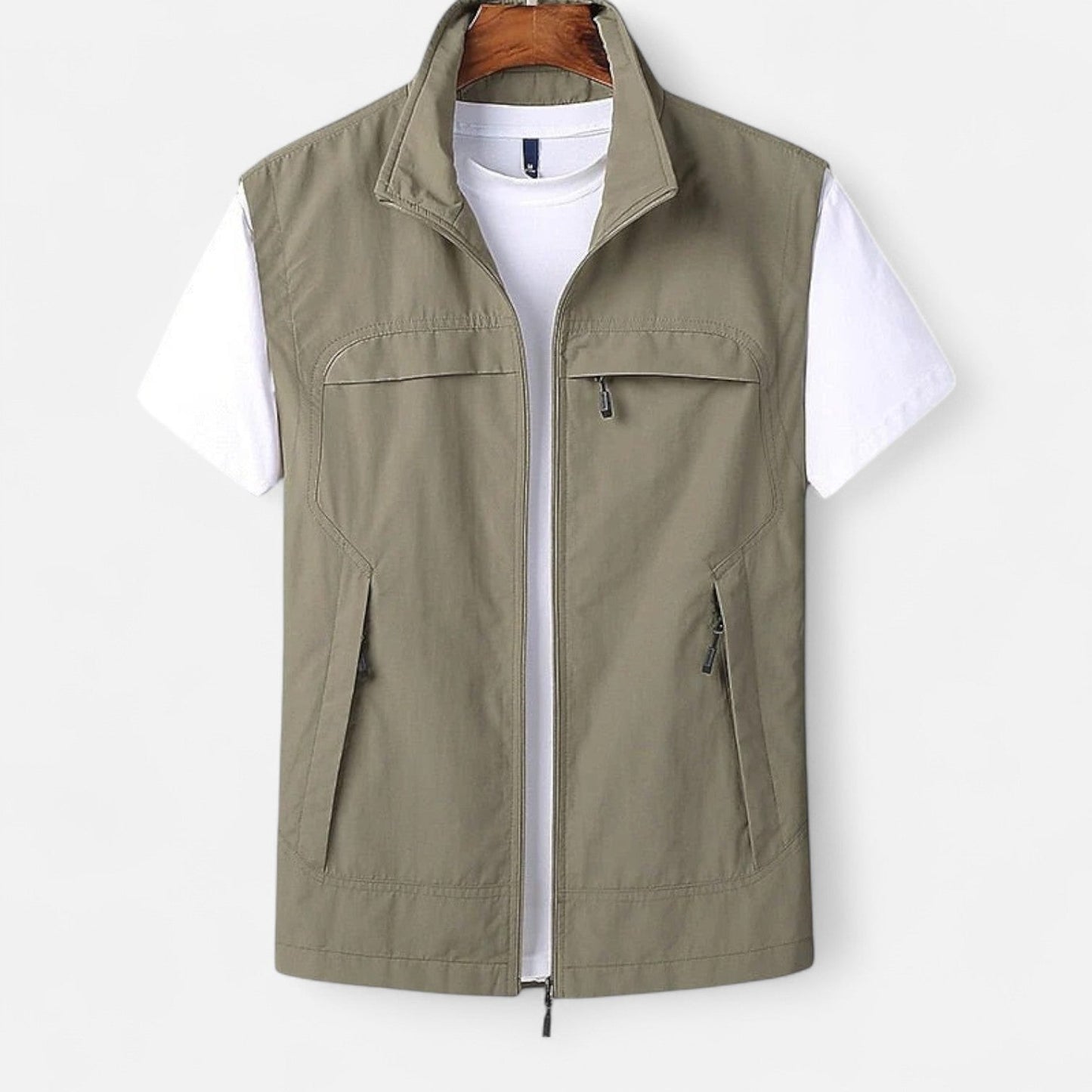 Auvier | Lightweight Short-Sleeve Vest for Men – Quick-Drying, Functional & Elegant Style