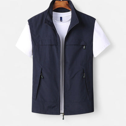 Auvier | Lightweight Short-Sleeve Vest for Men – Quick-Drying, Functional & Elegant Style