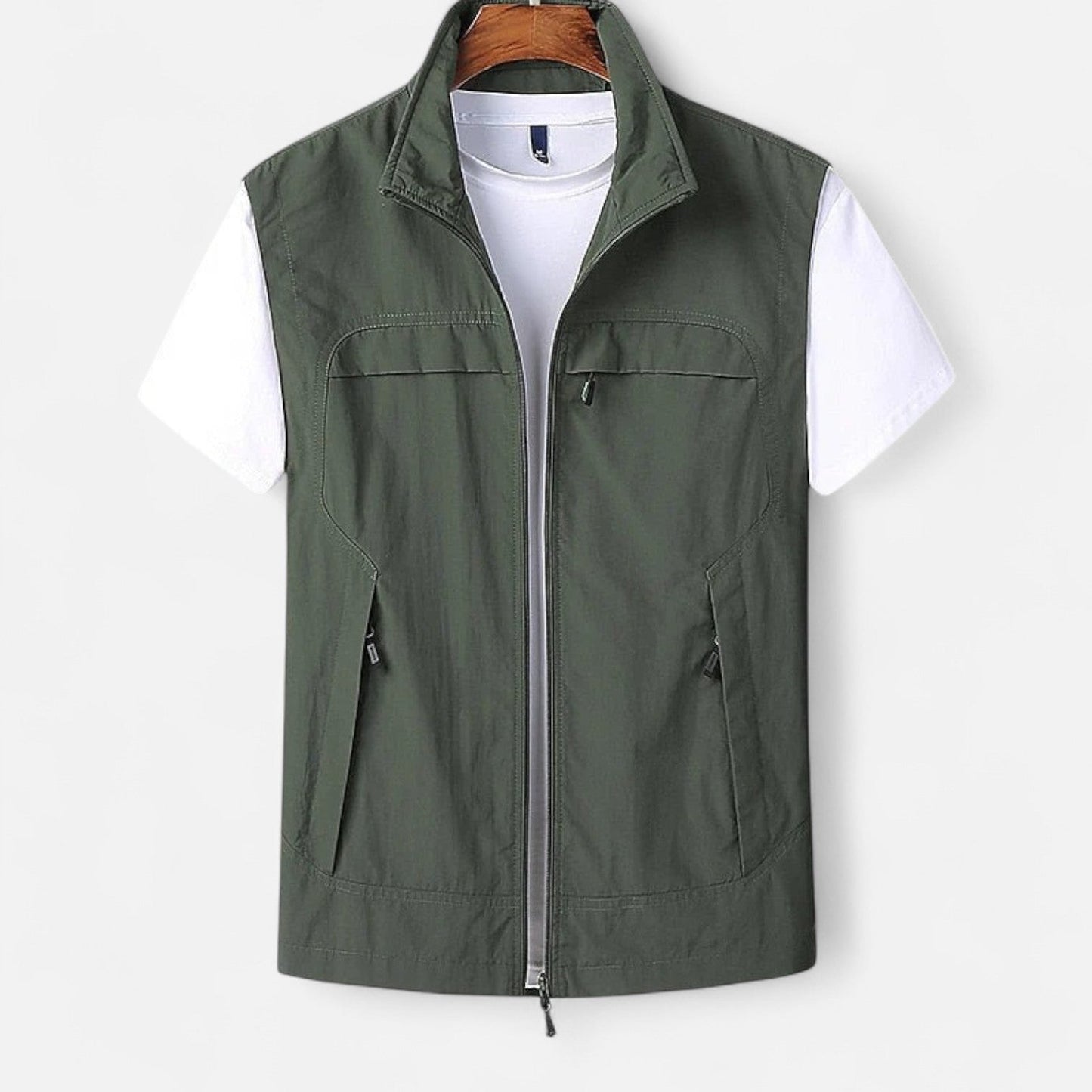 Auvier | Lightweight Short-Sleeve Vest for Men – Quick-Drying, Functional & Elegant Style