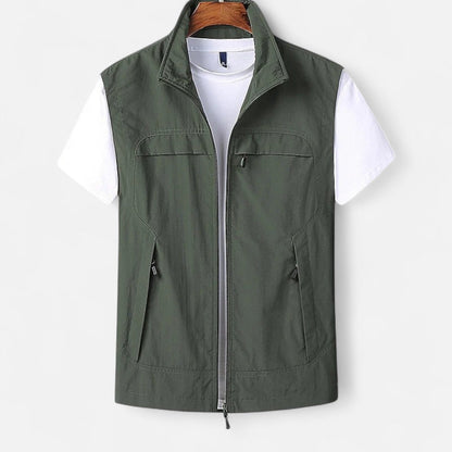 Auvier | Lightweight Short-Sleeve Vest for Men – Quick-Drying, Functional & Elegant Style